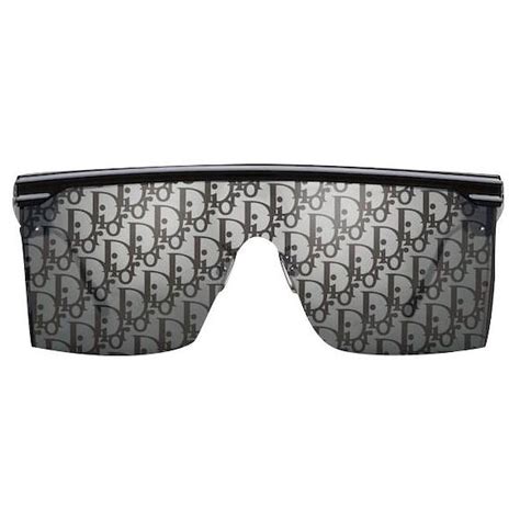 christian dior m1u|DiorClub M1U Black Dior Oblique Mask Sunglasses.